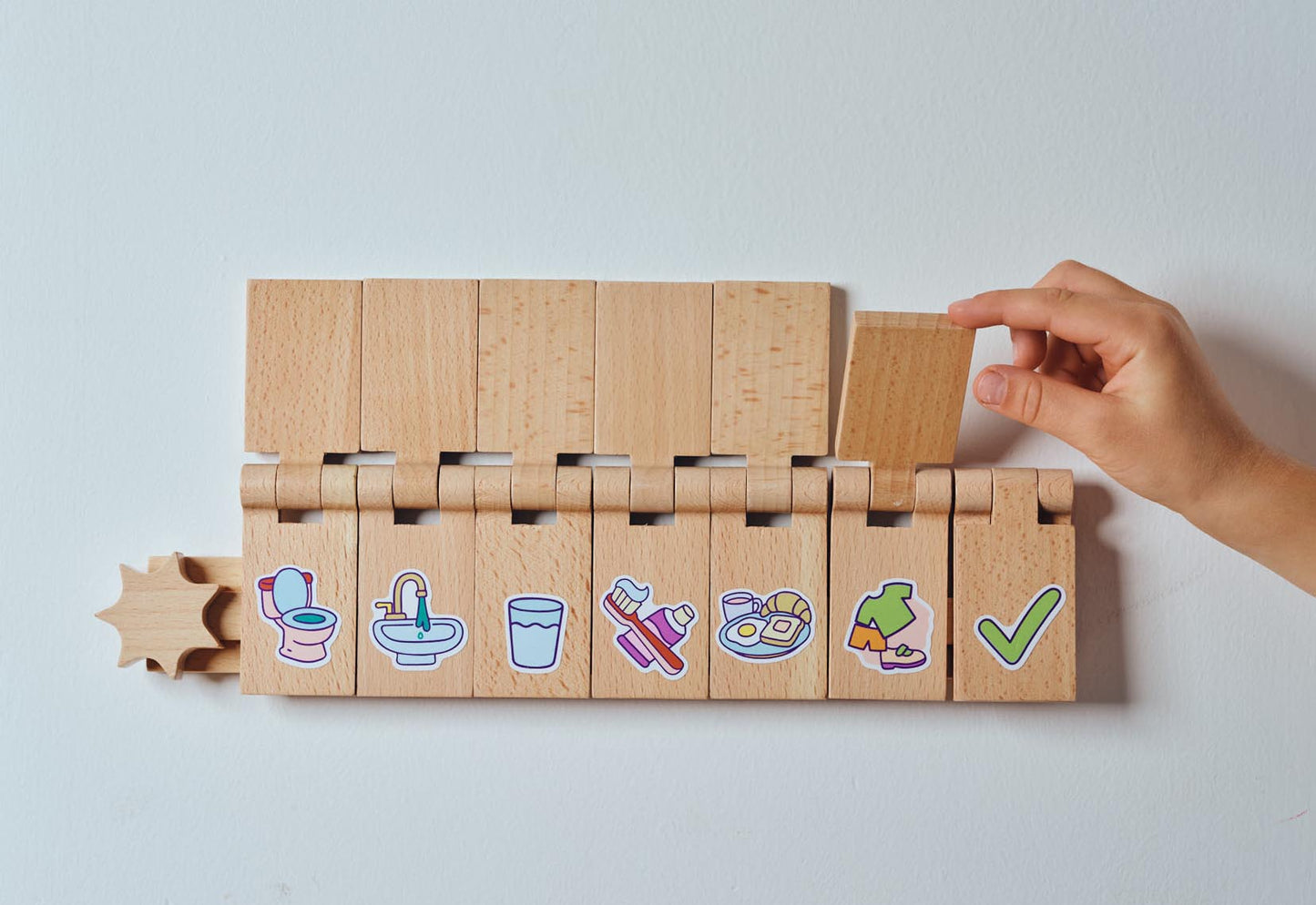 Flipzy dřevěný organizér úkolů